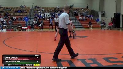 285 lbs Cons. Semi - Dean Setticase, Cowley College vs Gavin Dodge, Northwest Kansas Technical College