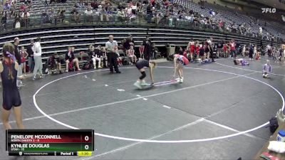 73 lbs Round 5 (6 Team) - Kynlee Douglas, Utah vs Penelope McConnell, North Dakota 2