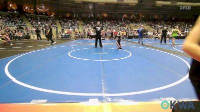 73 lbs Round Of 16 - Declan Forrest, Vinita Kids Wrestling vs Cadel H. Killgore, Standfast