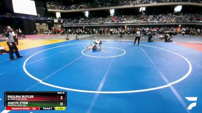 6A 138 lbs Semifinal - Paulina Butler, El Paso Eastwood vs Hadyn Stine, Prosper Rock Hill