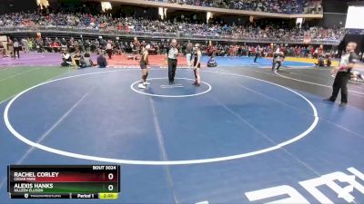 5A 114 lbs Champ. Round 1 - Rachel Corley, Cedar Park vs Alexis Hanks, Killeen Ellison