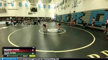 113 lbs Round 1 (10 Team) - Ridge Kayser, Eaton vs Branden Strong, Rawlins