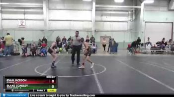 84 lbs Round 7 (8 Team) - Evan Jackson, Rednose vs Blake Coakley, Joker Squad