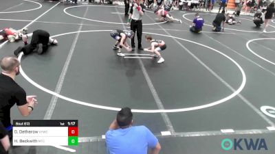 67 lbs Quarterfinal - Dylan Detherow, Verdigris Youth Wrestling vs Hayden Beckwith, Miami Takedown Club