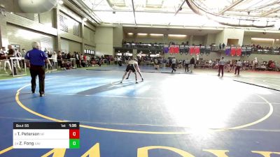 160 lbs Round Of 32 - Tyler Peterson, New Fairfield vs Zachary Fong, Xavier