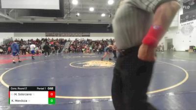 126 lbs Cons. Round 2 - Miguel Solorzano, Temescal Canyon vs Kevin Mendoza, Central Valley