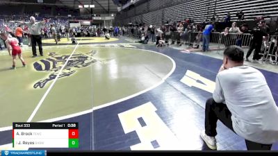 55 lbs Quarterfinal - Josephine Reyes, Gig Harbor Grizzlies Wrestling Club vs Alexandria Brock, Takedown Express Wrestling Club