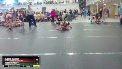 80 lbs Round 8 (10 Team) - Averie Olvera, Florida Scorpions Gold vs Kyler Wright, Finger Lakes Elite Black