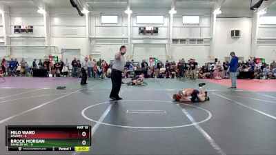 76 lbs Round 1 (10 Team) - Milo Ward, Bandits vs Brock Morgan, Rambler WC