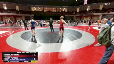 150 lbs Cons. Round 4 - Nicholas White, Oklahoma vs Jagor Turner, Tough N Technical Wrestling Club (TNTWC)