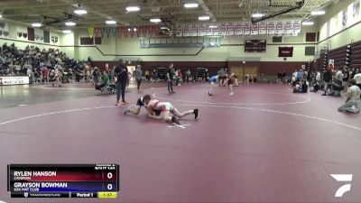 14UB-6 lbs Round 2 - Rylen Hanson, Caveman vs Grayson Bowman, USA Mat Club