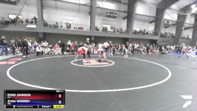 150 lbs Champ. Round 1 - Evan Johnson, CA vs Evan Warren, WA