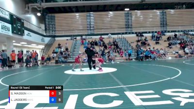 70 lbs Round 1 (6 Team) - SAM MADSEN, MAURER COUGHLIN WRESTLING CLUB vs LENNON JAGGERS, WARRIOR RTC