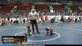 56 lbs Round 3 (4 Team) - Jordan Skodak, MI Pitbulls vs Logan Lakhlani, Junior Panther WC
