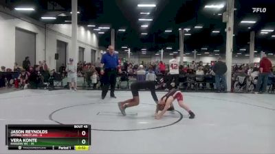 80 lbs Round 9 (10 Team) - Vera Konte, Rangers WC vs Jason Reynolds, Smyrna Wrestling