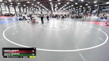 140 lbs Rd# 5- 3:45pm Friday Final Pool - Mason Carnrite, Virginia Hammers vs Rocco Zagorites, Ranger WC