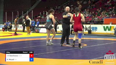 65kg Cons. Semi - Prabhleen Randhawa, Akhara Of Champions WC vs Aylah Mayali, Team Impact WC