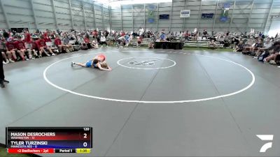 120 lbs Placement Matches (8 Team) - Mason DesRochers, Washington vs Tyler Turzinski, Minnesota Red