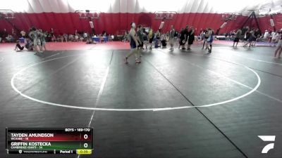 169-170 lbs Round 3 - Tayden Amundson, WCAABE vs Griffin Kostecka, Cambridge-Isanti