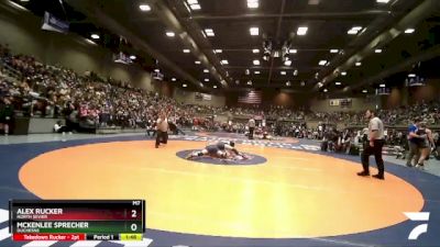 Semifinal - Alex Rucker, North Sevier vs Mckenlee Sprecher, Duchesne