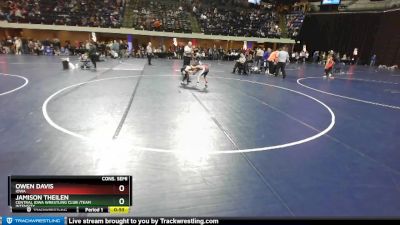 71 lbs Cons. Semi - Jamison Theilen, Central Iowa Wrestling Club /Team Intensity vs Owen Davis, Iowa