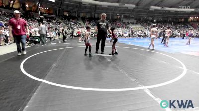 70 lbs Consi Of 16 #2 - Isaiah McPherson, Barnsdall Youth Wrestling vs Karter Bruce, Broken Bow Youth Wrestling