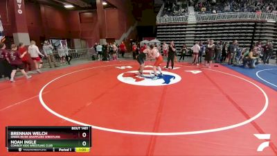 187 lbs Round 1 - Brennan Welch, Green River Grapplers Wrestling vs Noah Ingle, Cowboy Kids Wrestling Club