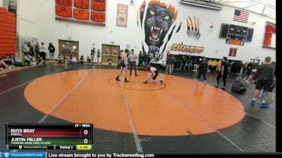 160A Round 1 - Justin Miller, Thunder Basin High School vs Rhys Bray, Powell