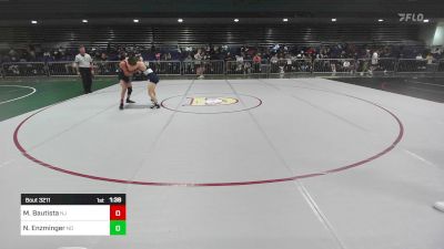 113 lbs Consi Of 32 #2 - Mikey Bautista, NJ vs Nicolas Enzminger, ND