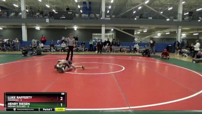 68 lbs Placement Matches (16 Team) - Luke Rafferty, Mavericks vs Henry Riesen, Indiana Outlaws