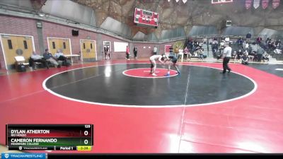 125 lbs 3rd Place Match - Cameron Fernando, Moorpark College vs Dylan Atherton, Rio Hondo