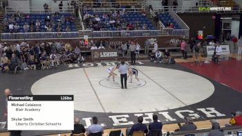 126 lbs Final - Michael Colaiocco, Blair Academy vs Skylar Smith, Liberty Christian School-tx