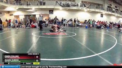 136 lbs Cons. Round 4 - Ranen Dubois, Wes-del Wrestling Club vs Owen Collins, Taylor Wrestling Club