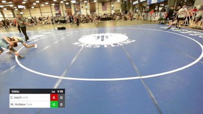 106 lbs Rr Rnd 2 - Cooper Merli, Iron Horse Wrestling Club vs Mikhail Hulkow, Team Alien UFO