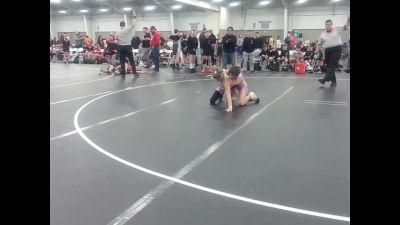 92 lbs Round 2 (10 Team) - Eli Gabrielson, Diamond Fish vs Hayden Barber, River City Wrestling