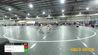 95 lbs Consi Of 32 #2 - Joseph Austin, The Glasgow Wrestling Academy vs Connor Maddox, Contender Wrestling Academy