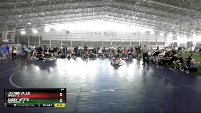 97 lbs Round 3 (4 Team) - Jakobe Valle, Idaho 2 vs Casey Watts, Mat Demons