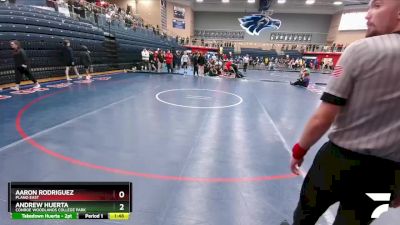 113 lbs Semifinal - Aaron Rodriguez, Plano East vs Andrew Huerta, Conroe Woodlands College Park