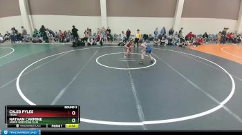 73-75 lbs Round 3 - Nathan Carmine, Amped Wrestling Club vs Caleb Pyles, Texas