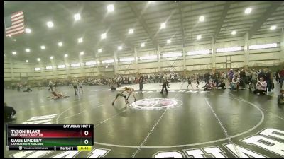 75 lbs Cons. Semi - Gage Lindsey, Canyon View Falcons vs Tyson Blake, Davis Wrestling Club