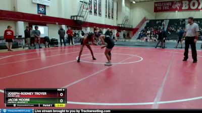 125 lbs Round 2 - Joseph-Rodney Troyer, Pacific (OR) vs Jacob Moore, Linfield University