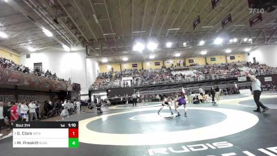 120 lbs Round Of 16 - Garrett Clark, Kinkaid School vs Maddox Preskitt, Bishop Lynch High School