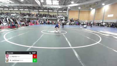 106 lbs Consi Of 8 #2 - Landon Herdic, Norwich Free Academy vs Antoine Jackman, Greater Lowell