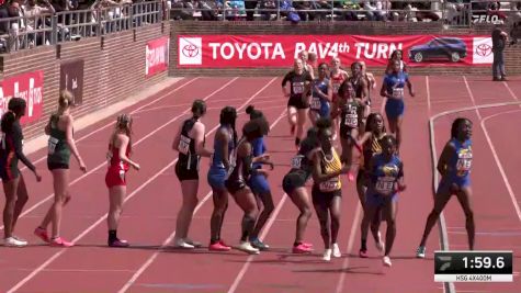 High School Girls' 4x400m Relay Event 146, Prelims 1