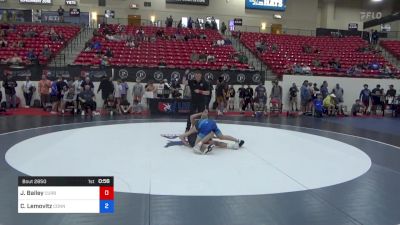 48 kg 7th Place - Jaxsen Bailey, Curby 3 Style Wrestling Club vs Cole Lemovitz, Connecticut