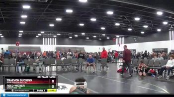 80 lbs Placement Matches (8 Team) - Traevon Ducking, Elite Ath Club WE vs Reed Wicker, Legacy Red