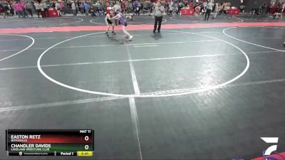 95 lbs Cons. Round 4 - Easton Retz, Boyceville vs Chandler Davids, Lakeland Wrestling Club