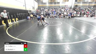 132 lbs Round Of 16 - Elijah Trufan, East Haven vs Aki Bhabad, Avon