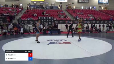 55 kg Cons 16 #2 - Caleb Wright, Ironclad Wrestling Club vs Manuel Martir, Community Youth Center - Concord Campus Wrestling