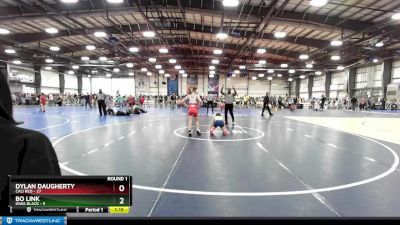 88 lbs Rd# 4- 2:00pm Friday Final Pool - Bo Link, Iowa Black vs Dylan Daugherty, Cali Red